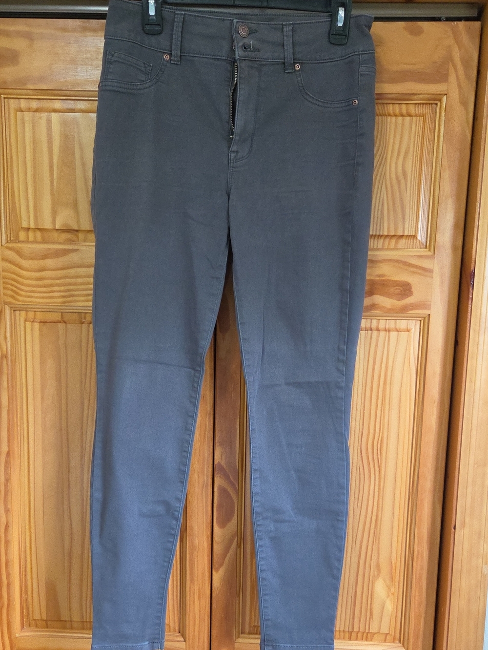 Maurices Gray High Waisted Jeggings